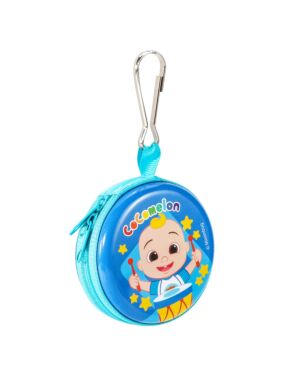 Zipped Round Metal Coin Purse with key FOB Cocomelon  TM1464-23782