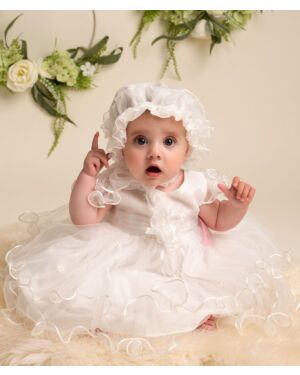  Classic Baby Girls Dress with the different colour Trims PL1298
