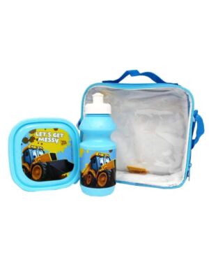 3 pce Lunch set Let's get messy JCB___TMJCB KD - 07 9381