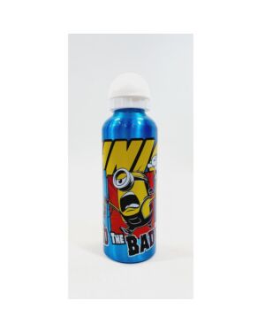 METAL WATER CANTEEN WITH LID 500ML  MINIONS__TM-4020-9738