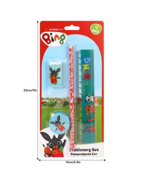 4pcs stationery set BING TM3042-2142