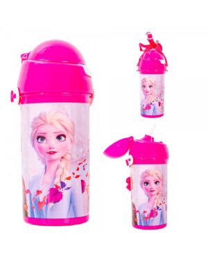 PINK FROZEN POP-UP WATER BOTTLE TM810312 