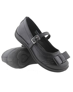 Boardwalk Infants Girls School Shoes Infants 9s to 2s Knave (1112221) NT-Knave Girls 