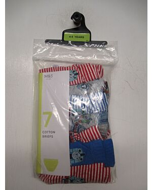 BOYS EXCHAINSTORE BRANDED THOMAS TANK BRIEF 7 PACK PL19684 