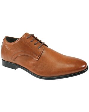 Mens Jet Tan Lace Up Formal Shoes 65205804 NT-65205804