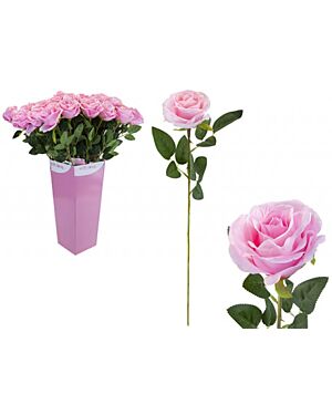 63CM ARTIFICIAL ROSE WITH      HANGTAG. PINK ONLY W/DISPLAY  ___PM-734093