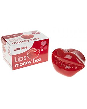 LIPS MONEY BOX IN COLOUR BOX                                 ___PM-737022
