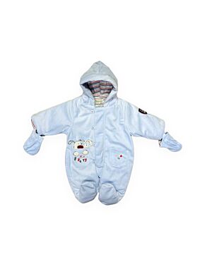 BABY SLEEP SUIT WITH A PUPPY EMBROIDERY MJ6456