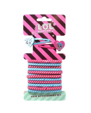 LOL Hair Accessory Set 2 Clips and 14 elastics___TM2107-8554