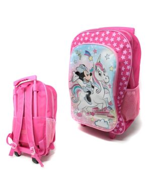 Deluxe Large Trolley Backpack with foldable trolley mechanism  Minnie Unicorn___TM1019HV-8469T