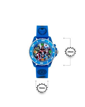 Disney Marvel Avengers Blue Silicon Strap Watch AVG3506