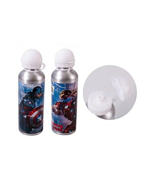 METAL WATER CANTEEN WITH LID 500ML  AVENGERS__TM-4020-6212