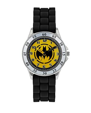 Warner Brothers Batman Black Silicon Strap Watch BAT9522