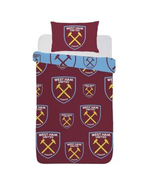 West Ham MULTICREST Duvet Set Single CCC0333