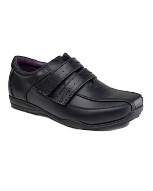 US Brass Bowie Infants Boys Double Velcro School Shoes  TN US853-I