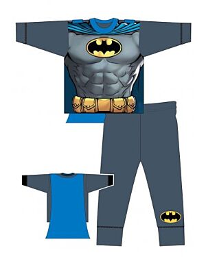 BOYS DC BATMAN NOVELTY FITTED PYJAMAS MJ5825