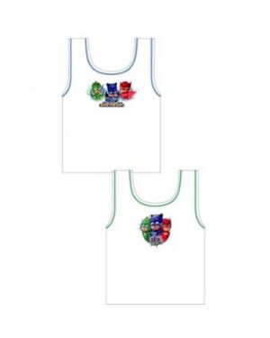 BOYS PJ MASKS 2PK VESTS TD9875