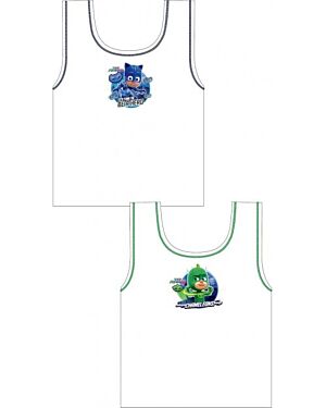 BOYS PJ MASKS 2PK VESTS TD9876