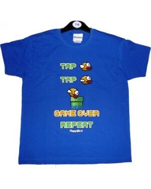 BOYS EX CHAIN STORE FLAPPY BIRDS T SHIRT TD9988