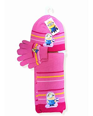 DISNEY MINIONS HAT SCARF AND GLOVES SET PL18854