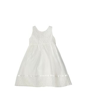  Classic Baby Girls Ivory Ruffle Dress PL1299