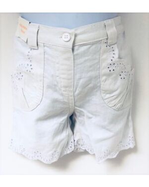 GIRL EXCHAINSTORE WITH EMBROIDERY ANGLAIS SHORTS QA650