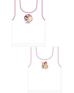 GIRLS DISNEY FOREVER PRINCESS 2PK VESTS TD9773
