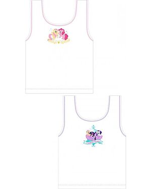 GIRLS MY LITTLE PONY 2PK VESTS TD9776