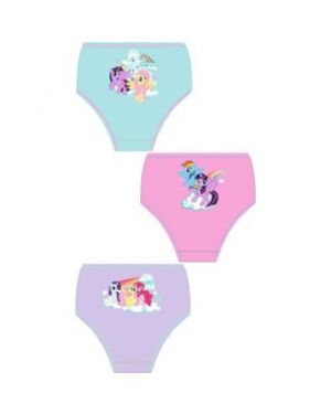 GIRLS MY LITTLE PONY 3PK BRIEFS TD9250