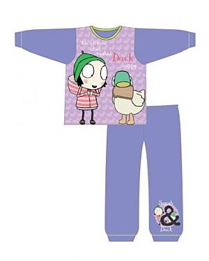 GIRLS TODDLER SARAH AND DUCK SUBLIMATION PYJAMAS QA535