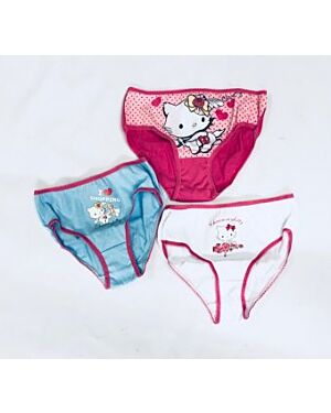 GIRLS CHARMMY KITTY 3 PAIRS BRIEFS QA664