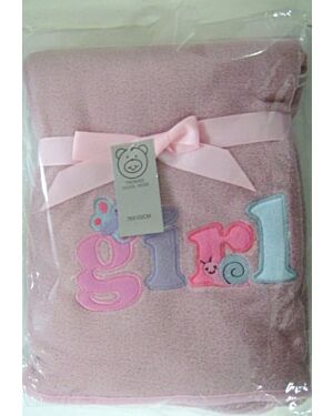 Baby Girls Coral Fleece wrap - MJ5592