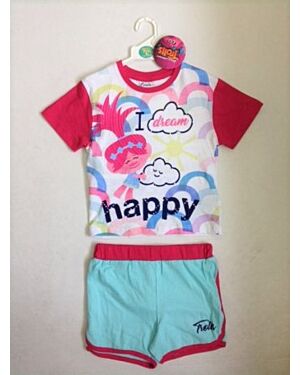 Girls Trolls Short Set QA4245
