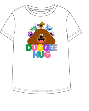 GIRLS HEY DUGGEE T-SHIRT 18MON-5YRS WHD38010