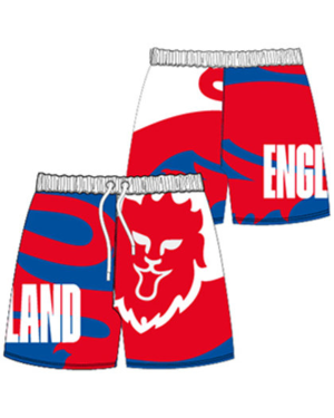 Boys F A England Board Short 3-10yrs PL1600