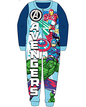 BOYS AVENGERS ONESIE 3-10YEARS PL17953