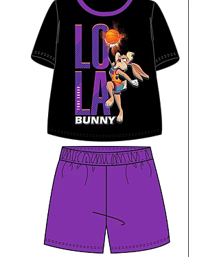 GIRLS LOLA SPACE JAM SHORTIE 3 - 10YEARS WH38040