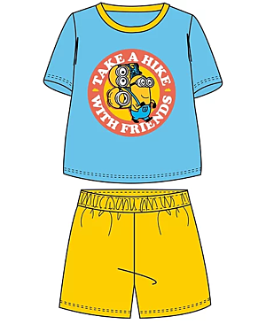 BOYS MINIONS SHORTIE 3 - 10YEARS  WH38023