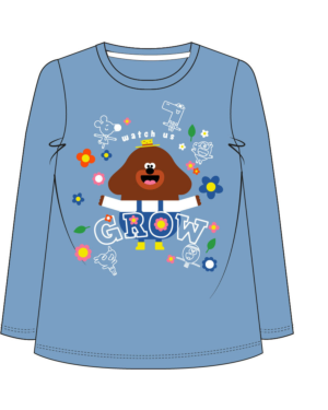 GIRLS HEY DUGGEE LONG SLEEVE T-SHIRT 18MON-5YRS WHD39002