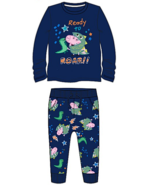 BOYS GEORGE PIG LONG SLEEVE TOP AND BOTTOMS DM37001