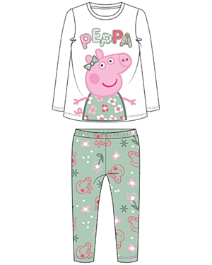 GIRLS PEPPA PIG LONG SLEEVE TOP AND LEGGINGS 18MON-5YRS DM37004
