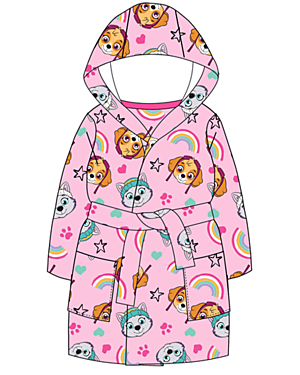 GIRLS PAW PATROL DRESSING GOWN 18MON-5YRS DM39004