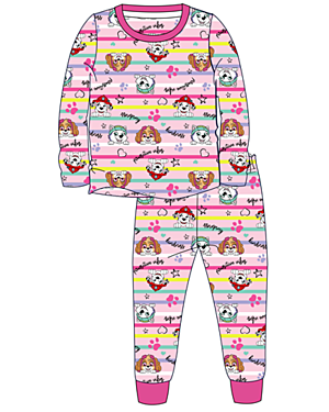 GIRLS PAW PATROL DIVINE FLEECE PYJAMA 18MON-5YRS DM39008