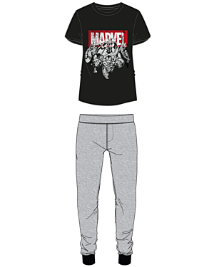 MENS MARVEL PYJAMA S - XL  AKHM37007