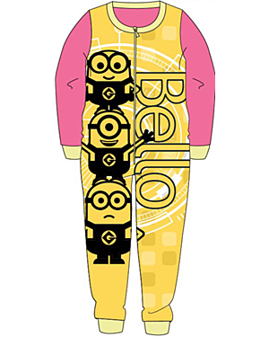 GIRLS MINIONS ONESIE 2-8 YEARS AKWH39038