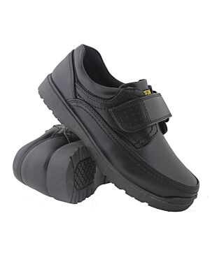 US Brass Jack JUNIOR Boys Velcro School Shoes US298B 1 to 6, 1/1 2/1 3/2 4/2 5/3 6/3 