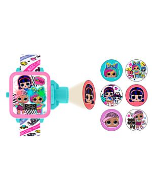 LOL Surprise Pink & White Strap Projection Watch LOL4503