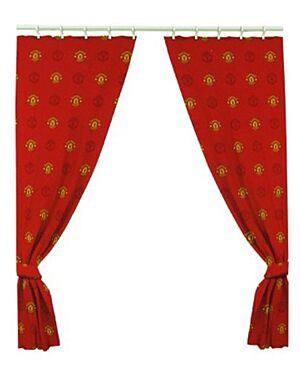 Man Utd Repeat Crest 54" Curtains Polycotton CCC0296