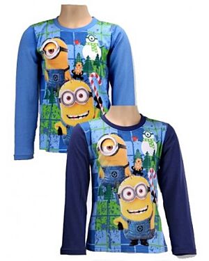 Minions Long Sleeve T-Shirts & Tops (2-16 Years) for Boys TD10219