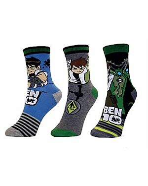 BOYS BEN 10 PRINTED SOCK MJ1322